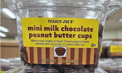Trader Joe's Milk Chocolate Peanut Butter Cups Mini- 340g