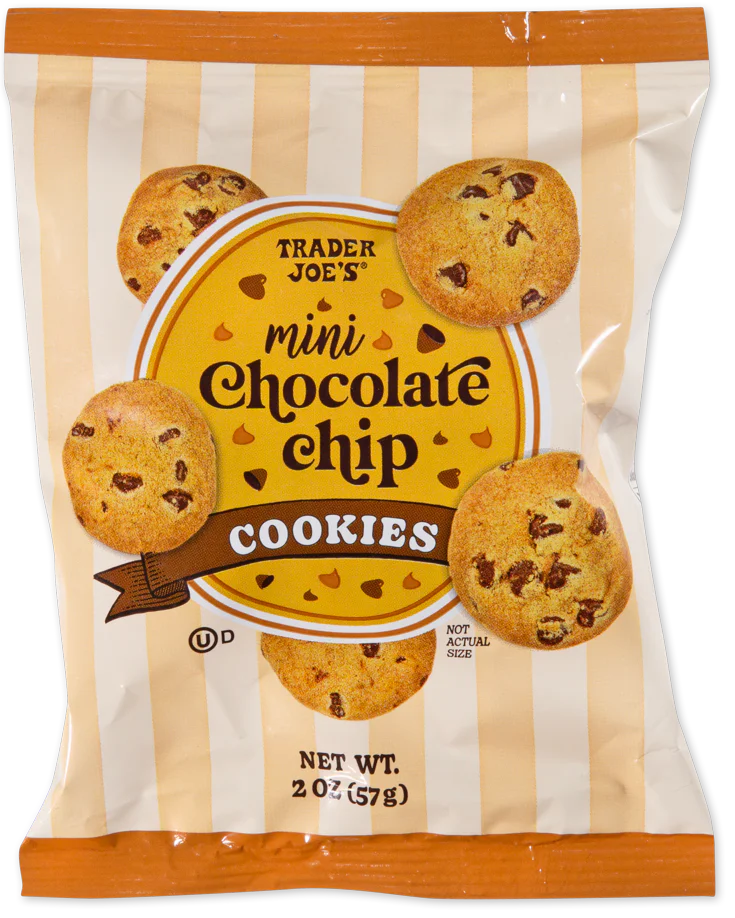 Trader Joe's Chocolate Chip Cookies Mini- 56g