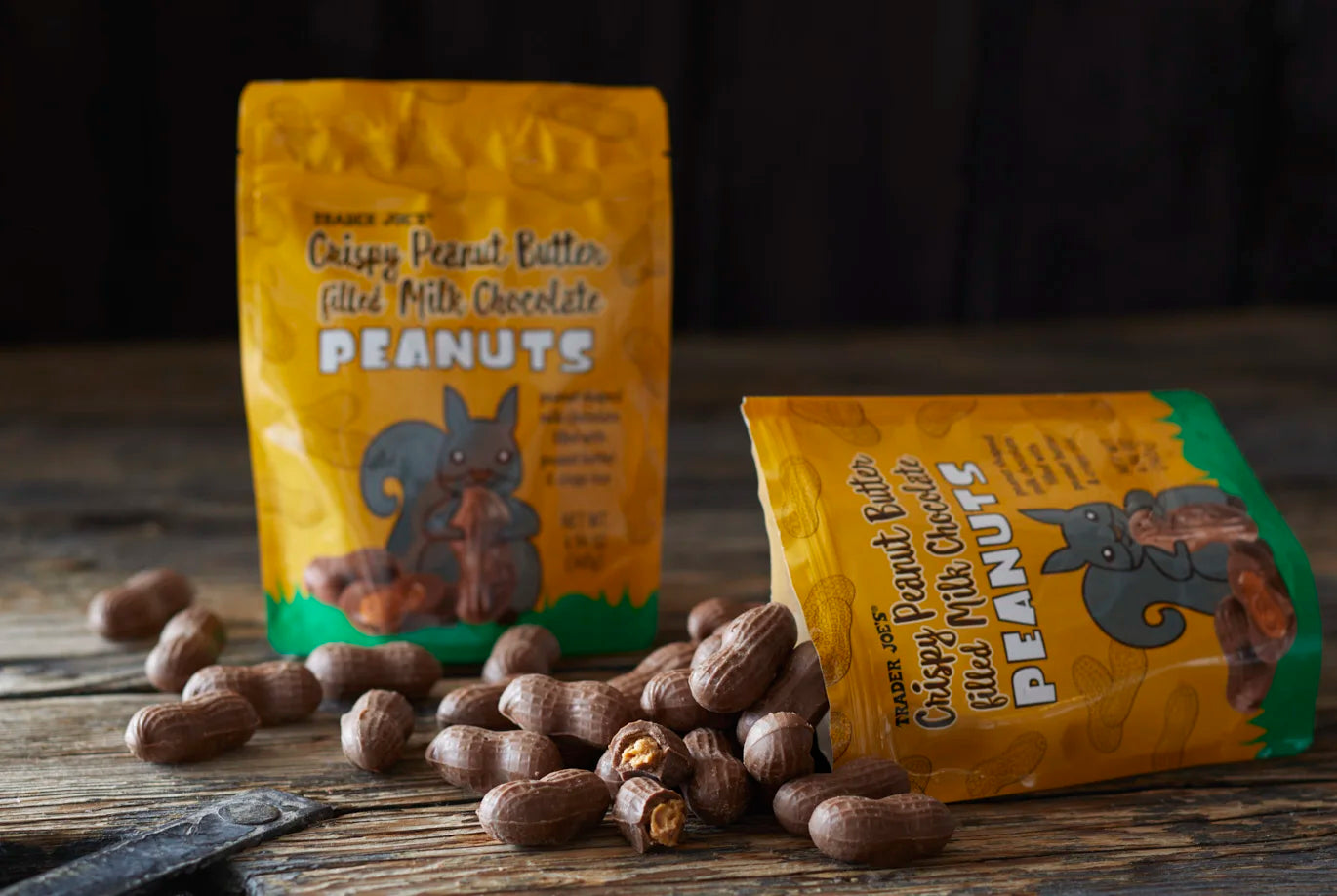 Trader Joe's Crispy Peanut Butter Filled Milk Chocolate Peanuts- 138g