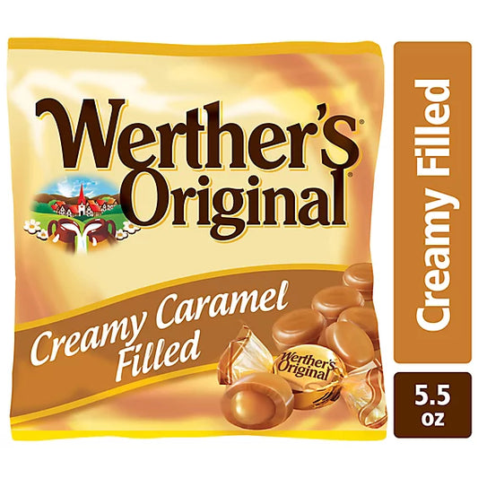 Werther's Original Creamy Caramel Filled Hard Candies- 155g